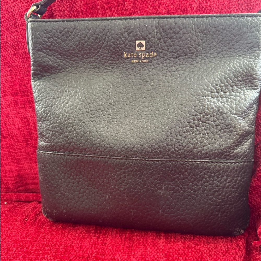 Kate Spade Black Leather Crossbody Bag